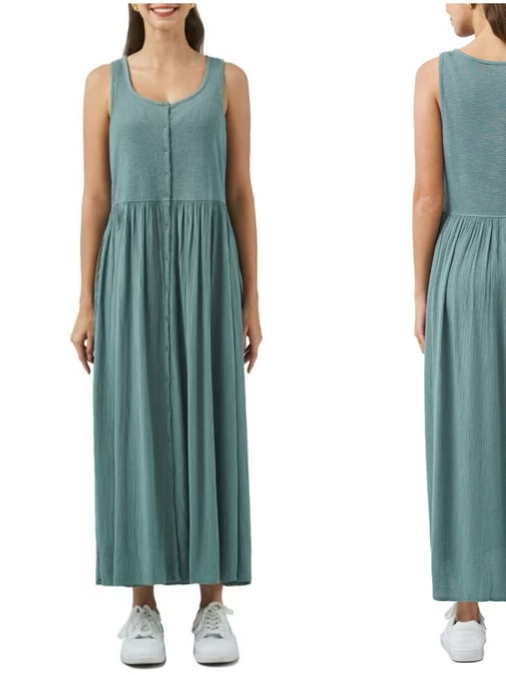 Frye Button Front Midi Dress